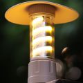 Vertical Lantern LED Camping Lamp Aluminum Alloy Adjustable Folding Lamp Black Hanging Support Flashlight Outdoor. 