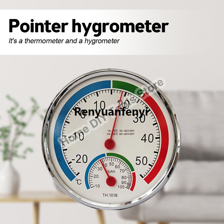 Renyuan%20Pointer%20Thermometer%20Thermohygrometer%20Hygrometer%20Indoor%20Outdoor%202%20Original%20In%201%20Wall-mounted%20Desktop%20Temperature%20Humidity%20Meter%20Household%20-%20Image%202