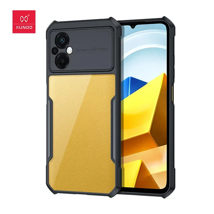 GOKEN Cover Per Xiaomi Poco M5 4G – Custodia Ibrida TPU/PC Con Supporto Orizzontale E Verticale – Antiurto E Antigraffio (Verde Militare)