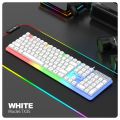 LIMEIDE TX35 Wired Membrane Gaming Office Keyboard With Colorful Lighting 104 Keys. 