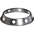 NAMUNY 2x Universal Wok Pan Support Rack Stand Wok Ring/Metallic Round Bottom Universal Size for Gas Stove Fry Pans. 