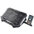 Laptop Cooling Pad / S500 Gaming Laptop Cooling Pad / Blue Led Fans / RGB Side Lights / 2 x USB /With Mobile Holder. 