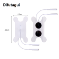 Difutagui High Quality 10-20-30P Electrode Pads Needle Type for EMS Pulse Acupuncture Body Muscle Massager Low Frequency Therapy Device Relax. 