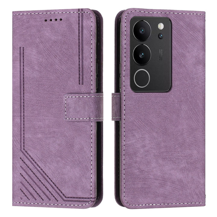 Vantime%20for%20vivo%20V29%205G%20Vintage%20PU%20Leather%20Wallet%20Case%20Flip%20Stand%20Card%20Slot%20Cover%20+%20Lanyard%20-%20Image%202