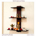 Best Quality Formica Laminated 3 Layer Wooden Wall Rack Shelf - Classic 3 Tier Rack for Home Decor and Wall Decor - by Samaya Panchi. 
