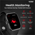 X-AGE ARC Smart Watch | Bluetooth Calling | 2.02" Curved Amoled Display | IP67 Waterproof | Health Monitoring | For Men and Women. 
