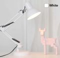 Modern Adjustable Swing Arm Study Lamp Led Table Lamp With Clamp And Free Bulb. 