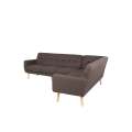 SB Furniture Maintain Sofa Right Corner - Dark Brown (266x205x87cm). 