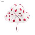 Wenefang Newborn Boys Girls Bucket Hat Summer Kids Toddler Panama Cap 0 to 【2025 Version】 48 Months Soft Cotton Baby Sun Hat flower printing Cute Bunny. 