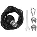 (GGBR) 2.5Meters Gym Adjustable Cable Wire Rope Heavy Duty Steel Replacement Parts for Home Gym Fitness Cable. 