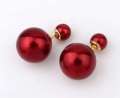 Double Sided Pearl Stud Fashion Earring For Women. 