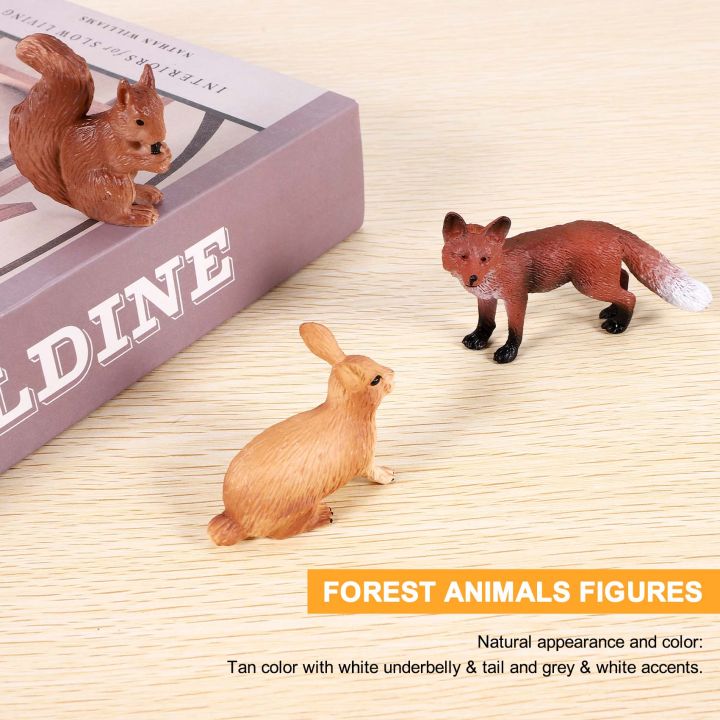 ARELENE%206%20Pieces%20Animals%20Figures%20Creatures%20Figurines%20Squirrel%20Deer%20Family%20Figurines%20Miniature%20Toys%20-%20Image%203