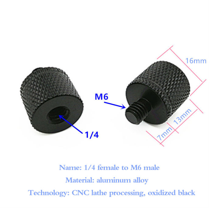 Conversion%20Screw%20Dual%20Nuts%20Tripod%20Mount%20Screw%201/4%20to%20M4%20M5%20M6%20M8%20M10%20Inch%20Projector%20Bracket%20Adapter%20Converter%20for%20DSLR%20Camera%20Tripod%20Photography%20Accessories%20ZHIYU%20-%20Image%202