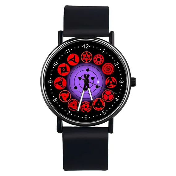 Naruto%20Peripheral%20Kaleidoscope%20Sharingan%20Uchiha%20Itachi%20Sasuke%20Naruto%20Same%20Style%20Children's%20Watch%20-%20Image%202