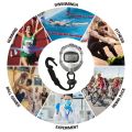Waterproof Stopwatch Digital Handheld Lcd Timer Chronograph Sports Counter. 