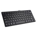 Ultra Thin Quiet Small Wired Keyboard Mini Multimedia USB Keyboards for Laptop. 