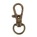 10pcs Metal Clasp Swivel Trigger Clips Snap Hooks Key Ring Bags DIY Craft Copper. 