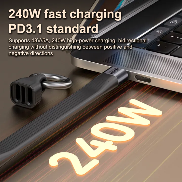 PD%20240W%20USB4.0%2040Gbps%20Type%20C%20Cable%20Keychain%20Fast%20Data%20Transfer%20Short%20Keychain%20KELONG%20-%20Image%203