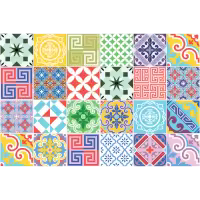 Wall Stickers Cement Tiles Emilifia