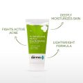 The Derma Co 1% Salicylic Acid Oil-Free Face Moisturizer with Oat Extract for Active Acne 50g. 