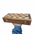 Special Wooden Magnetic Chess Board 12 Inches. 