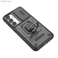 LIGEsmart 34 A24FE A5524 Ult Hybrid Heavy Duty Armor Bracket Protective Case for Luxury Samsung Sra S23 Plus A35 A25 A15 A54 A A14 Shock Protective Case. 