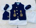 Pasni Set Dress Boy Floral Embroidered Bhoto Waistcoat Surwal Cap Jutti. 