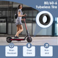 FORIDE 80/60-6 Tire Tubeless Tire Scooter Wear-Resistant for New Electric Scooter Mini Kibe for All of This Model. 