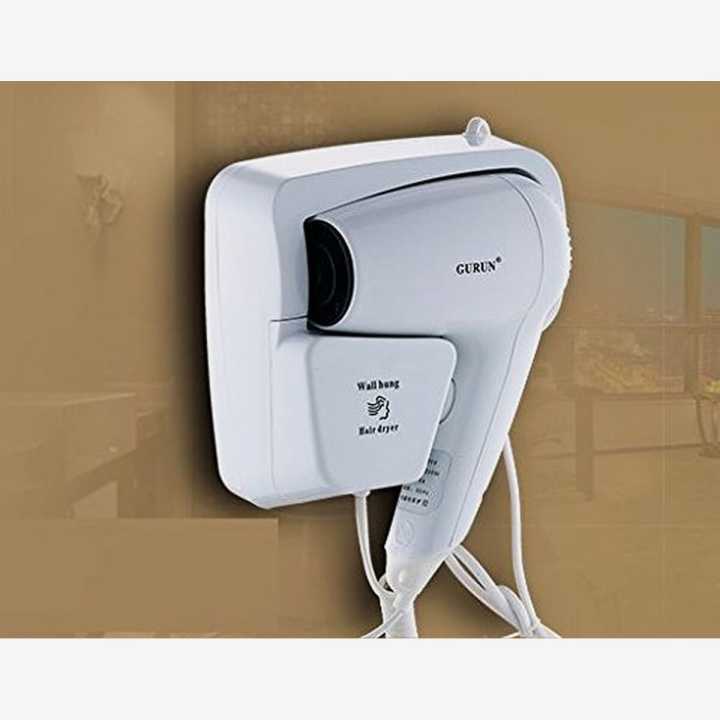 Wall Mounted Electric Hair Dryer Hotel Bathroom Waterproof Hair Dryers Dry Skin Household Wall Hair Dryer