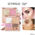 O.TWO.O Highlighter And Blush Palette Makeup Cosmetics for Women. 