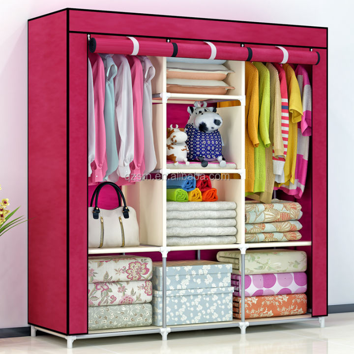 DIY%20Metal%20Cloth%20Wardrobe%20%E2%80%93%203%20Layer%20Portable%20Storage%20Shelf%20Rack%20with%20Non-Woven%20Fabric,%20Foldable%20&%20Fancy%20Design%20%7C%20Cloth%20Daraz%20-%20Image%203