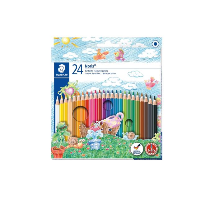 Staedtler Noris Club 144 NC24 Colour Pencils, 24 Shades