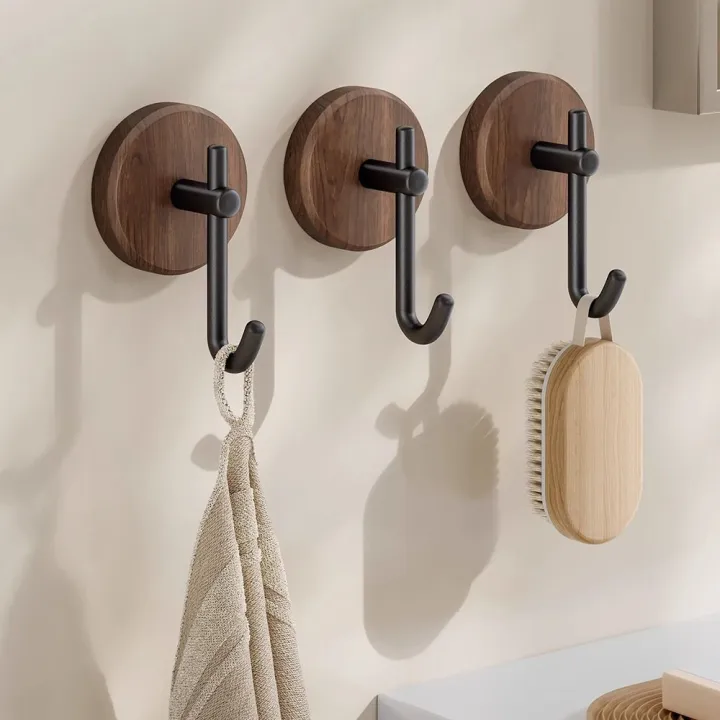 Northern%20Europe%20Wood%20Wall%20Mount%20Hook%20Self-adhesive%20Black%20White%20Wall-mounted%20Storage%20Hook%20Waterproof%20No%20Drill%20Towel%20Rack%20Ornament%20-%20Image%208
