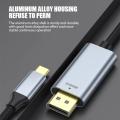 Usb C To Displayport Cable 8K Type C To DP 1.4 Cable 8K 60Hz 4K 144Hz Thunderbolt 3/4 Adapter for Macbook Pro Samsung Huawei. 