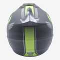 Shell Black/Neon Green Matt Finish 125 Dirt Helmet. 