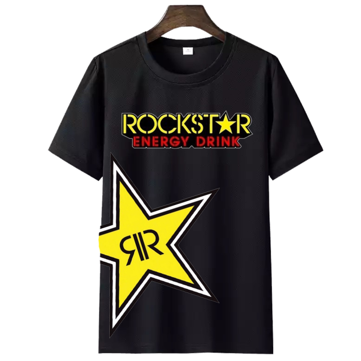 Rockstar Printed Cotton Round Neck Unisex Tshirt