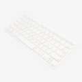 White wireless  Bluetooth Keyboard. 