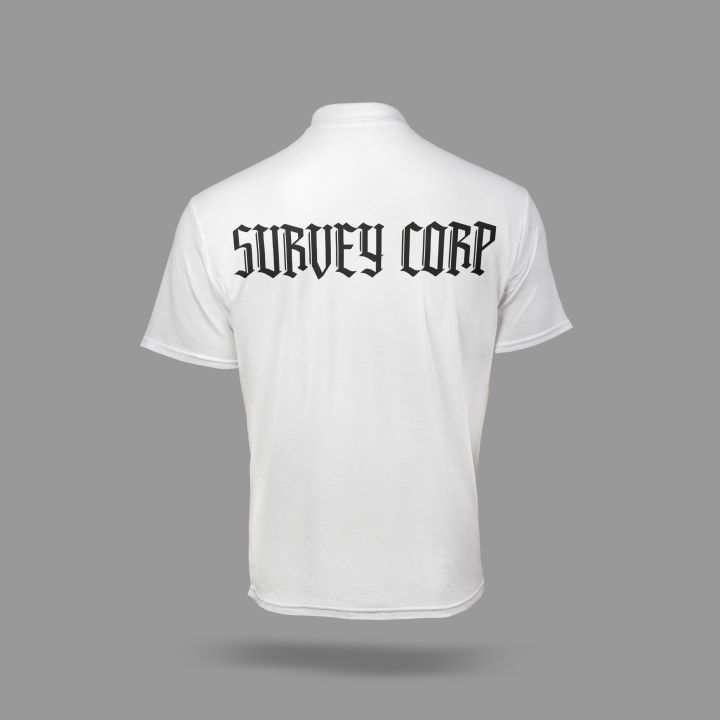 Attack%20on%20Titan%20%7C%20Survey%20Corps%20%7C%20Printed%20White%20Graphic%20T-Shirt%20-%20Image%203
