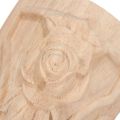 Kqueebee 6 Pcs Decorations: 2 Pcs 20X5Cm Wood Carved Long Onlay Applique & 4 Pcs 10X6Cm Solid Wood Carved Furniture Foot Legs. 