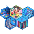 Set of 46 Pieces Color Box - Multicolor Drawing & Painting Set with Crayons, Color Pencils, Watercolors, Sketch Pens & More | Creative Art Box for Kids & Artists. 