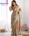 Stylish Embroidered Bollywood Organza Saree with Sequin work | Trendy Party & Festive Wear | Traditional Ethnic Fashion | Buy Online. 
