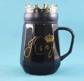 Black King  Printed  Ceramic Cup (Gift Item). 
