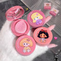 Gege bear Gogo bear Tea Tea peach color Air Cushion Blush low saturation pure desire wind daily White Rouge. 