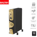 BALTRA Oil Heater | 13 Fin oil filled radiator with fan | 3 Heat settings & noiseless operation | Built-in safety features | PTC fan heater for better | Heating efficiency | Adjustable Thermostat | 12 months warranty. 