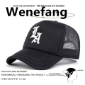 Wenefang Unisex LA Letter Embroidery Baseball Net Caps Spring and Luxury Summer Outdoor Adjustable Casual Hats Sunscreen Hat. 