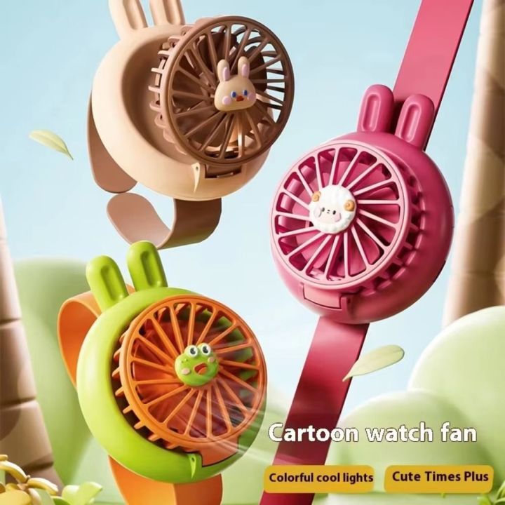 Summer%20Supplies%20Handheld%20Mini%20Fan%20Mini%20Kids%20Wearable%20Fan%20Soft%203%20Speeds%20Cute%20Watch%20Fan%20Watch%20Toy%20Rechargeable%20Bracelet%20Fan%20Children%20-%20Image%207