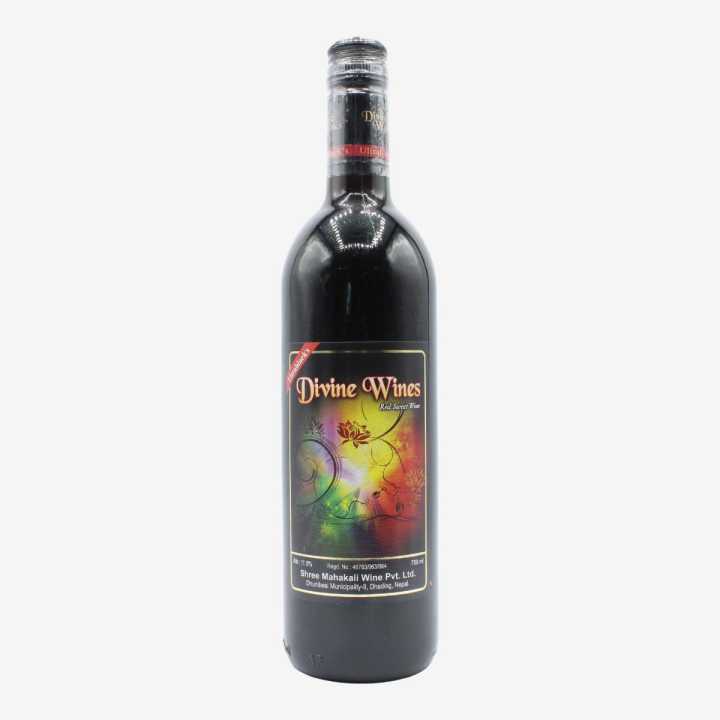 Divine Wine Red Sweet Wine 750Ml
