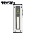 DISCHEN Luxury Mini LED Power Bank Flashlight Outdoor Emergency Service Lamp Portable Rechargeable Torch Fishing Hiking Camping Light. 