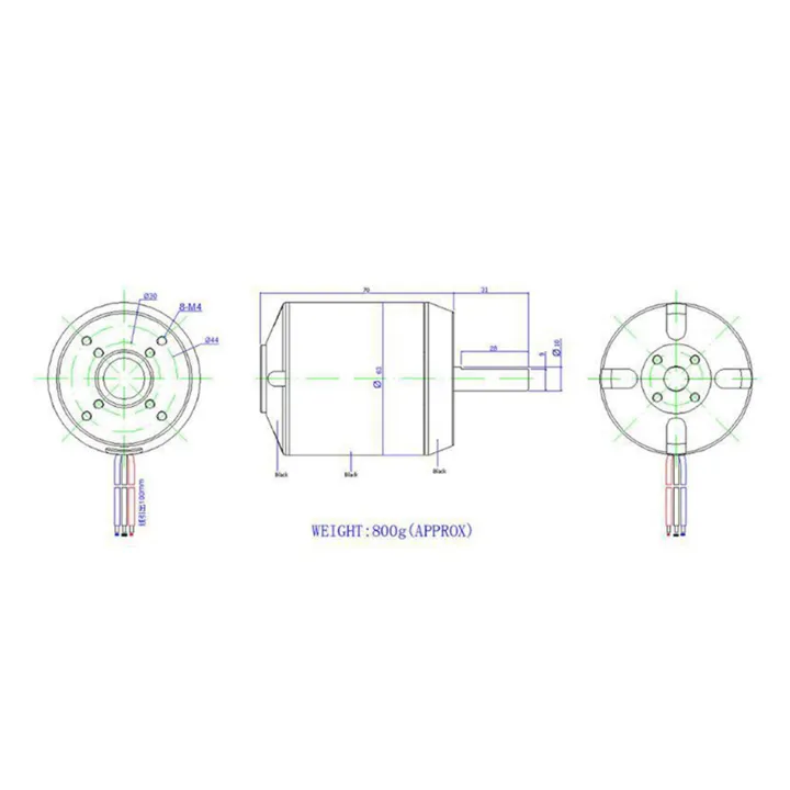 2X%206374%20170KV%20Brushless%20Motor%20Sensorless%20Motor%20for%20Four-Wheel%20Balancing%20Scooters%20Electric%20Skateboards%20-%20Image%202