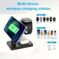 Dock Fast 381 Apple Stand Wireless 1 Max Pro 1415 iPhone Charging Station for VIKEFON3 Magnetic Charger Watch-AirPods for 13. 